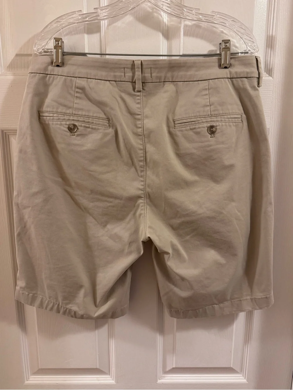 Express Men's Slim Khaki Chino Shorts (At the knee)